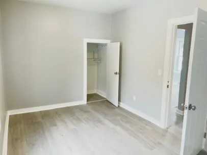 a view of an empty room