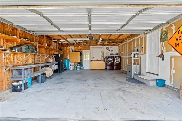 a view of a balcony with chairs