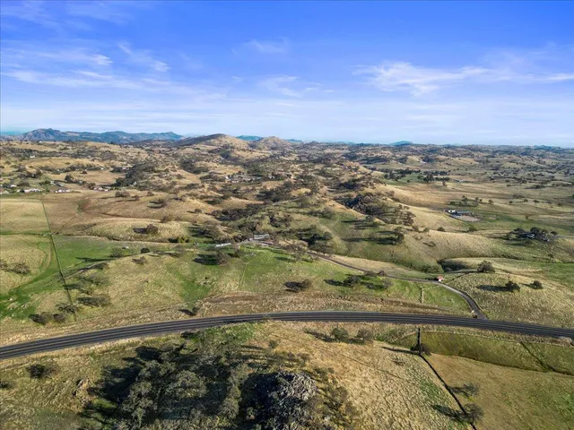 a view of a lake with mountain