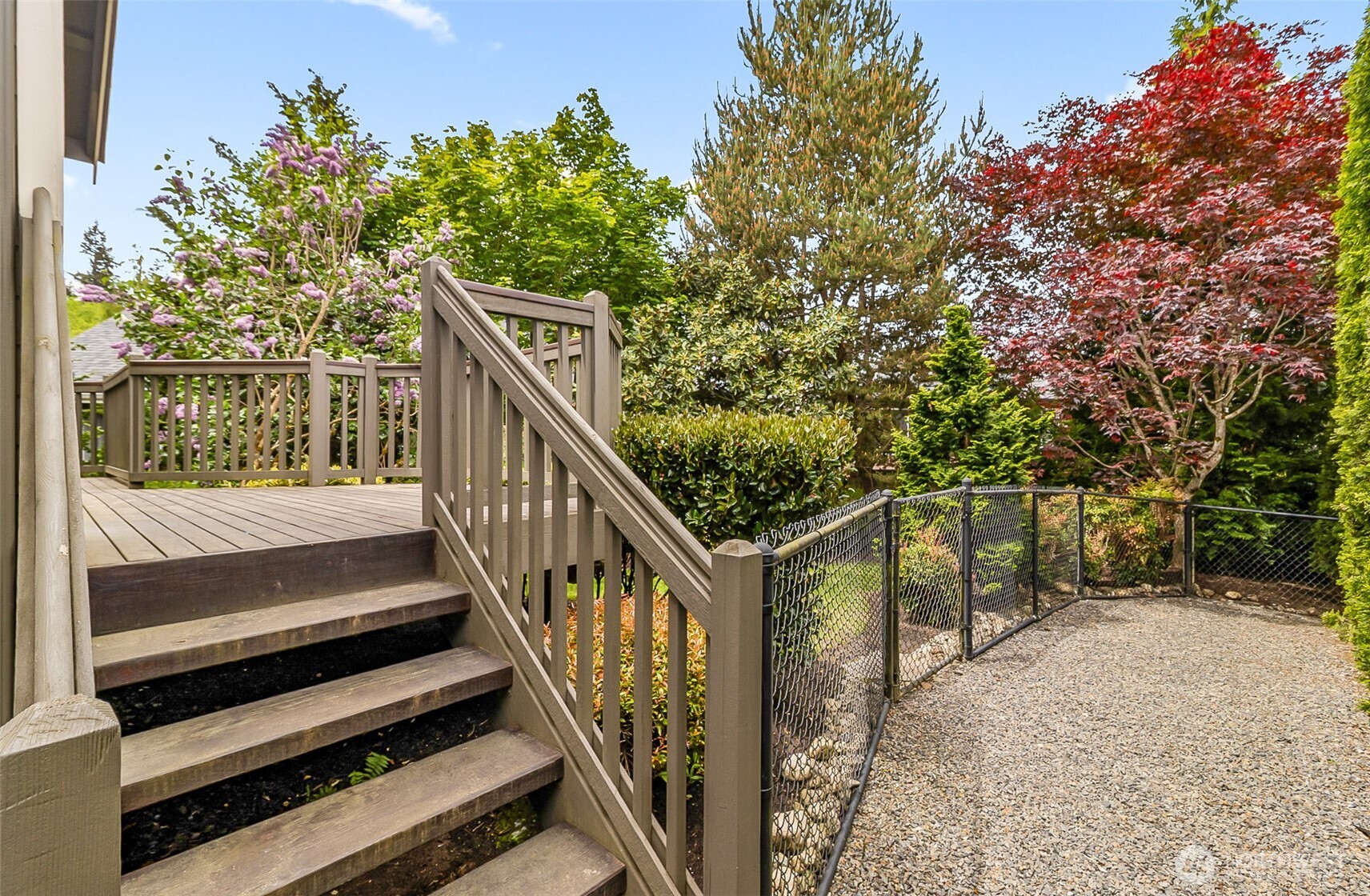 18410 11th Drive Southeast Bothell, WA 98012 - Photo 38 of 40 a view of balcony with wooden floor and fence