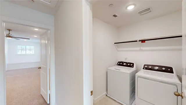 a room with storage and utility