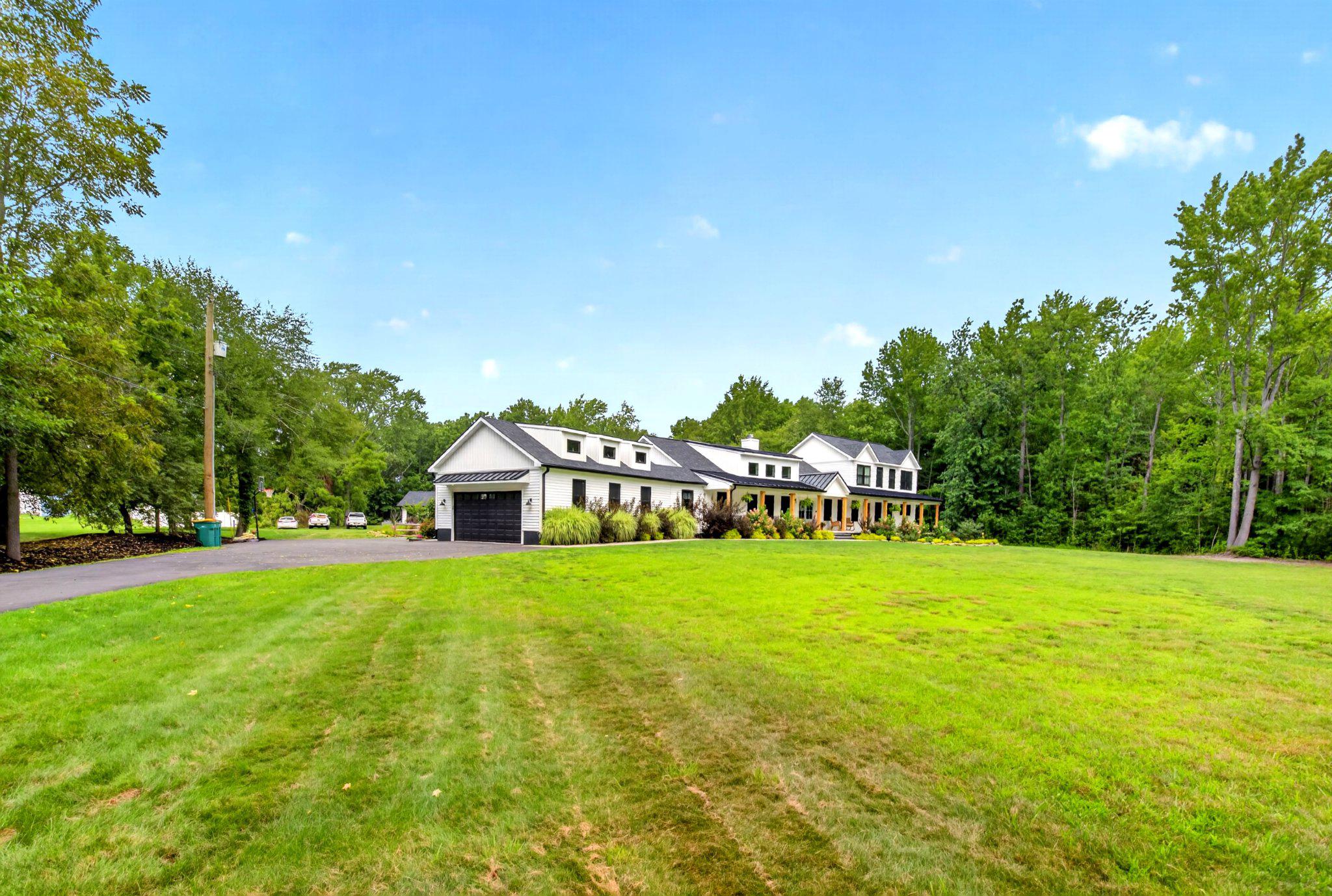 Expansive private estate nestled on 7.45 acres.
