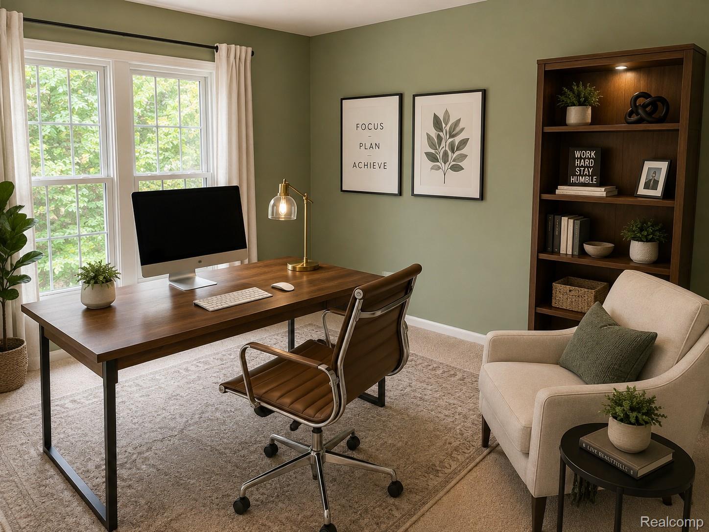 1658 Hillside Lane Rochester, MI 48307 - Photo 23 of 47 Virtually Staged Office or Bedroom