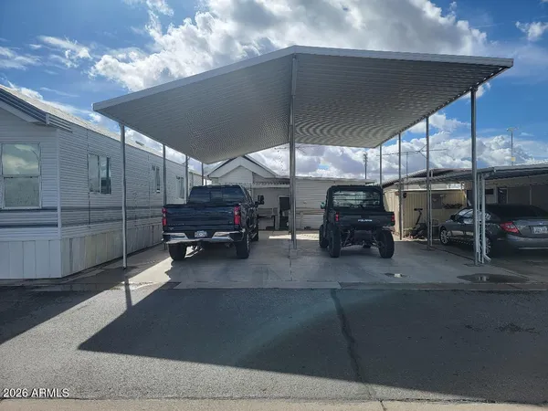 a view of parking garage