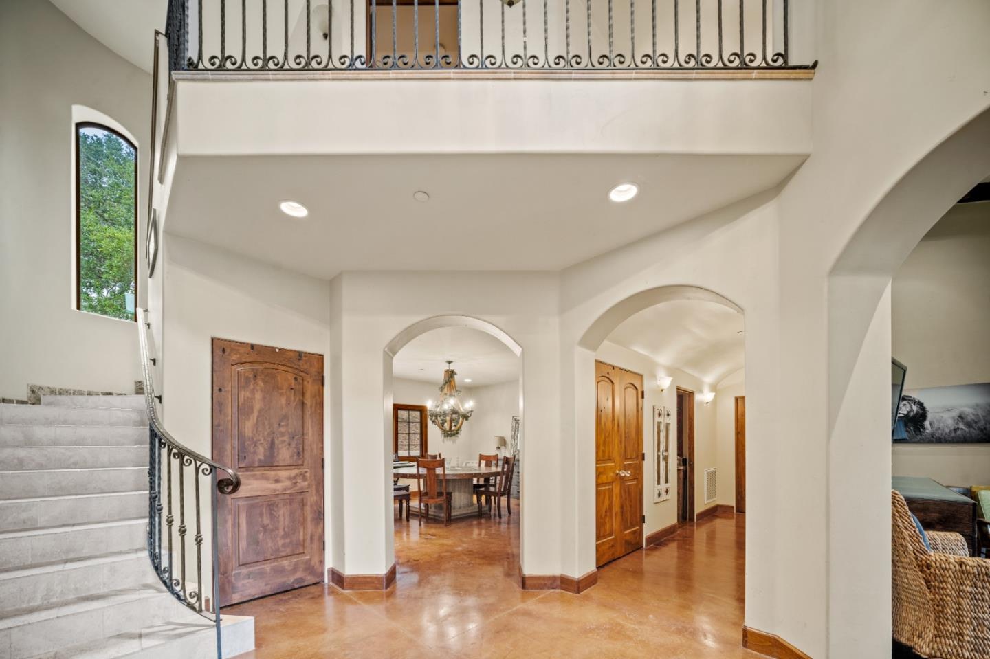 17551 Pond Derosa Lane Prunedale, CA 93907 - Photo 16 of 63 a view of entryway and hall with wooden floor