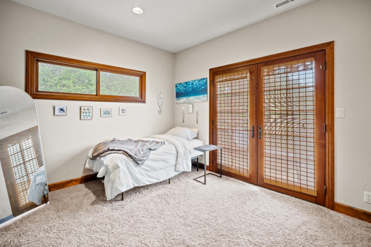 17551 Pond Derosa Lane Prunedale, CA 93907 - Photo 39 of 63 a bedroom with a bed and a window