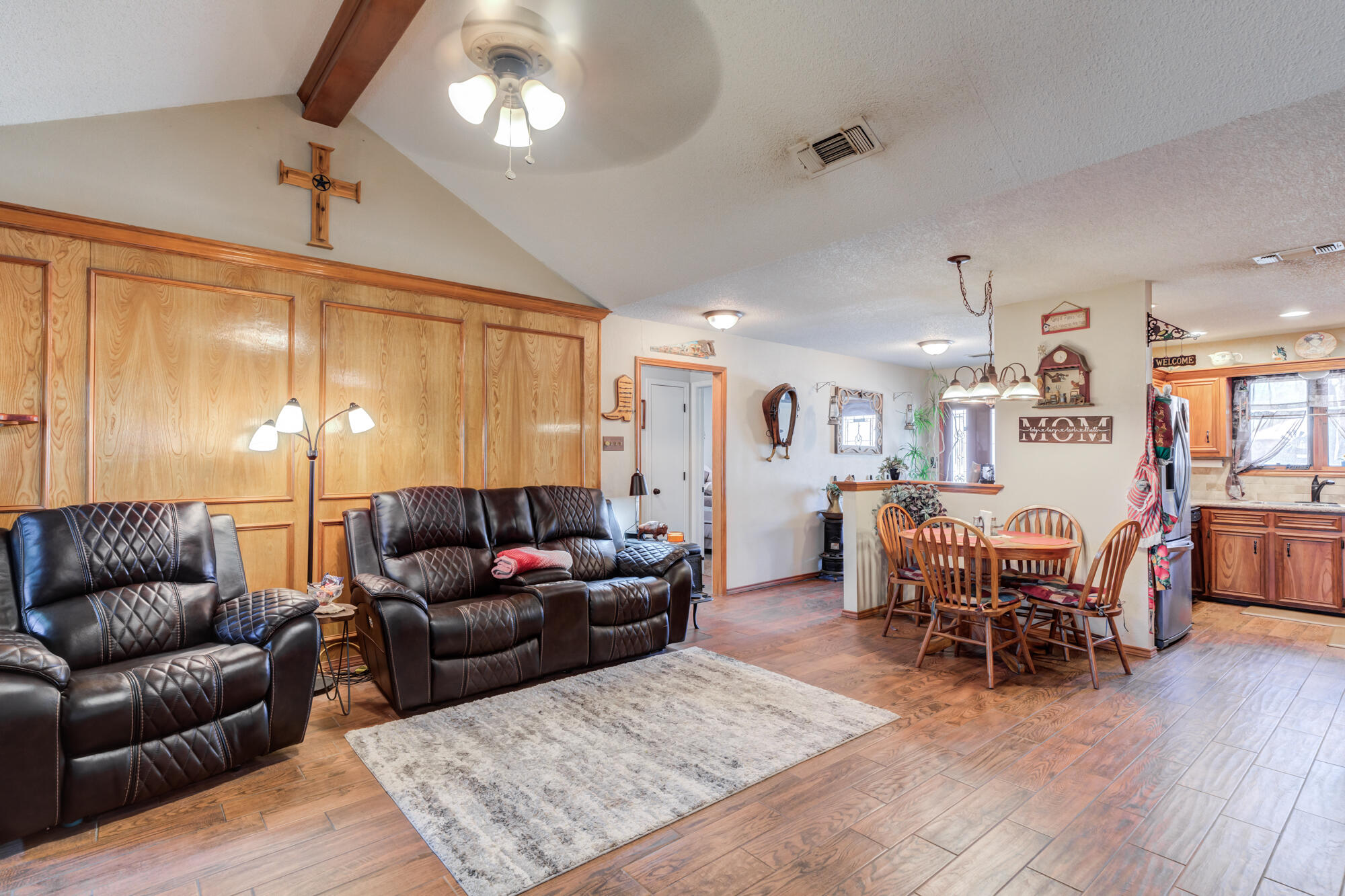 2213 86th Street Lubbock, TX 79423 - Photo 8 of 42 a living room with furniture and wooden floor
