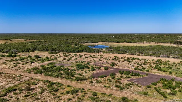 a view of a green field with lots of green space