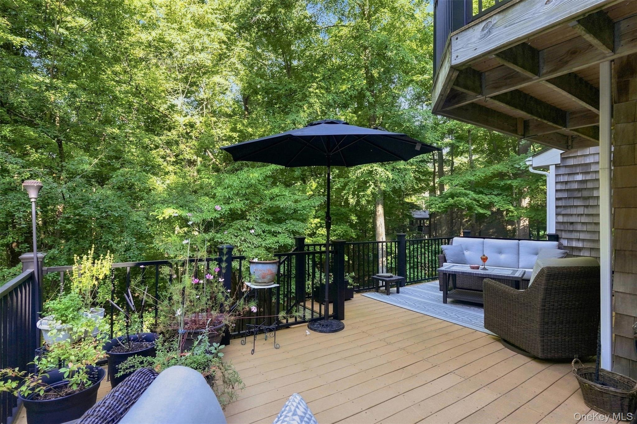 45 Chardavoyne Road Warwick, NY 10990 - Photo 38 of 43 Deck overlooking the wooded setting