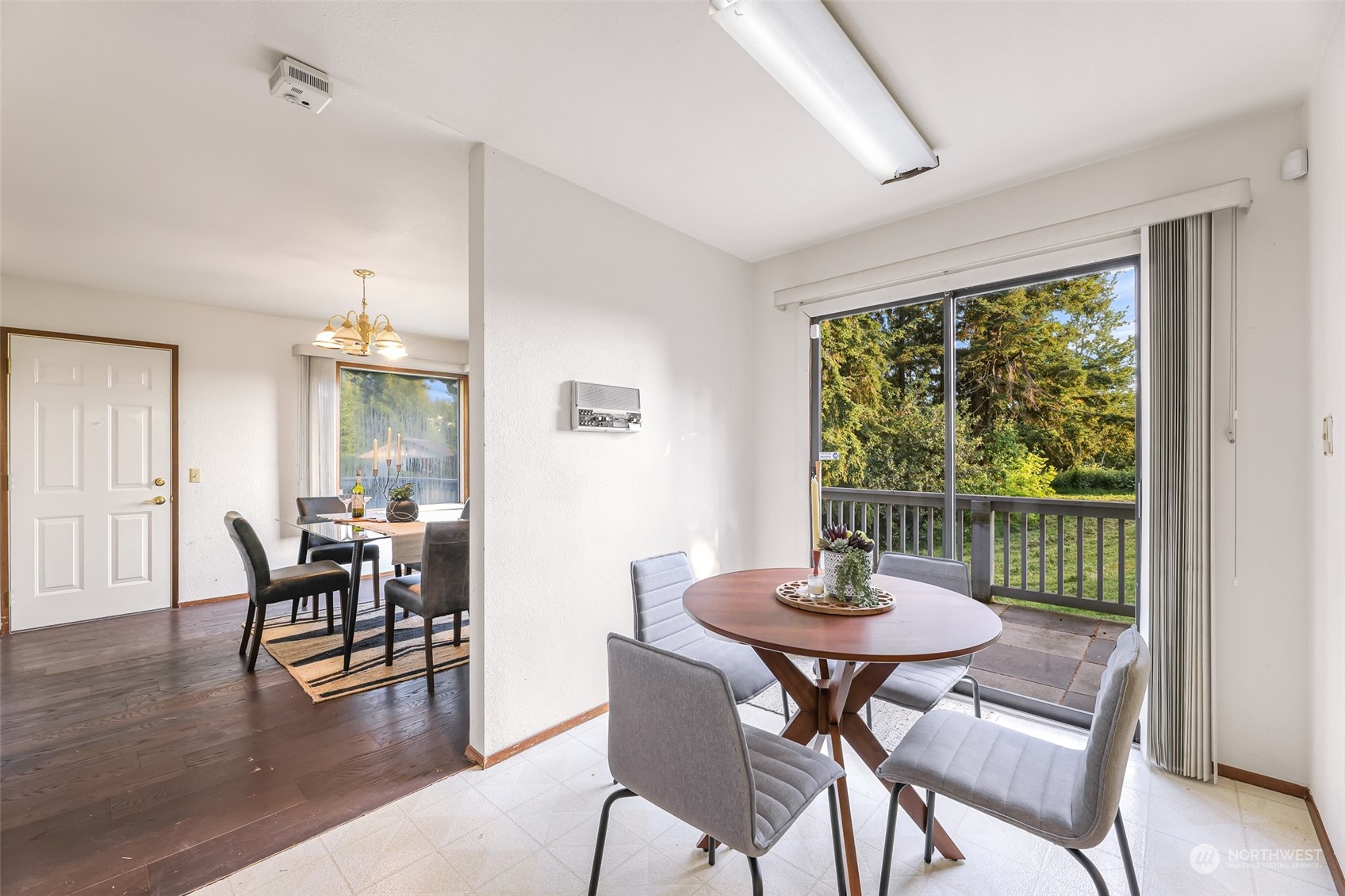 2835 Thornton Road Ferndale, WA 98248 - Photo 13 of 37 a dining room with furniture and wooden floor