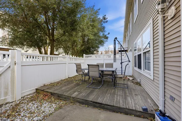 a view of outdoor space with seating space