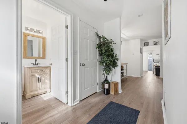 a view interior of the house with wooden floor