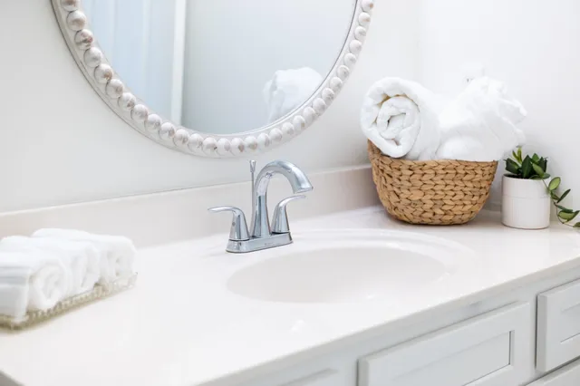 a view of room and racks on the wall