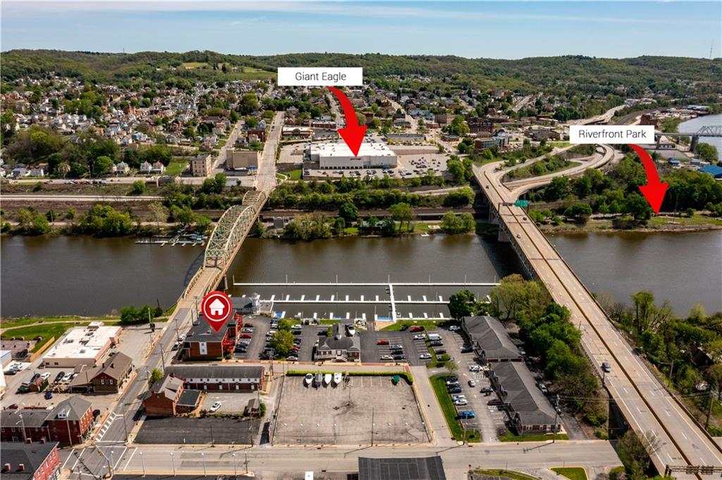 99 Bridge Street, Unit 18 Bridgewater, PA 15009 - Photo 31 of 32 Giant Eagle and the Riverfront Park within view & walking distance