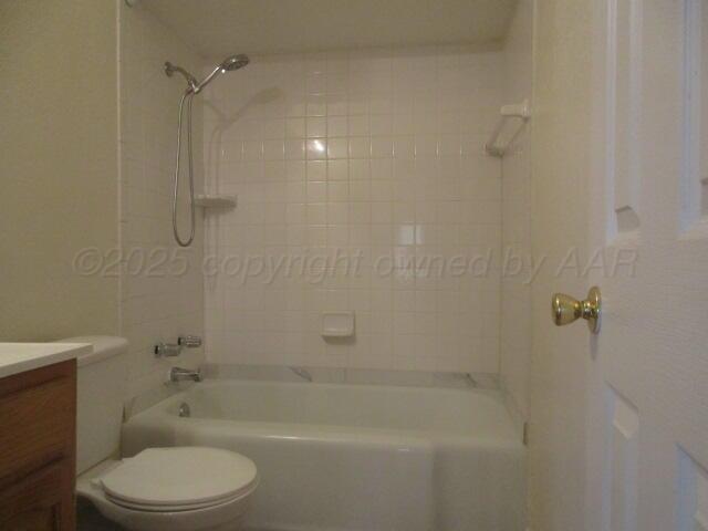 4109 South Bowie Street Amarillo, TX 79110 - Photo 6 of 13 a bathroom with a toilet and shower