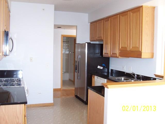 1731 Pavilion Way, Unit 408 Park Ridge, IL 60068 - Photo 4 of 16 a kitchen with a sink and a refrigerator