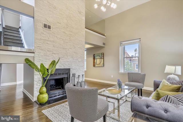 1700 19th Street Northwest, Unit 4W Washington, DC 20009 - Photo 17 of 40 Fireplace