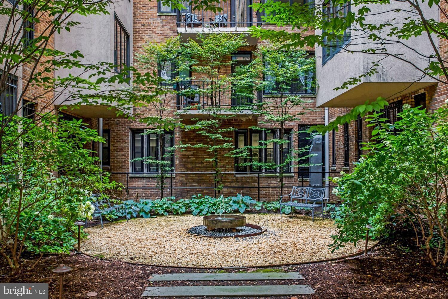 1701 16th Street Northwest, Unit 418 Washington, DC 20009 - Photo 23 of 28 Peaceful community Zen garden