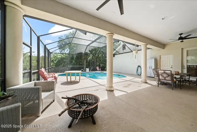 a outdoor space with patio the couch and chairs