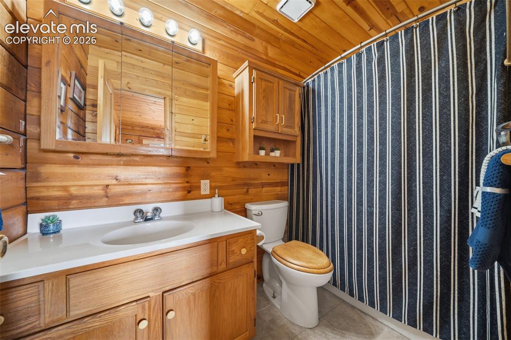 4269 Cedar Mountain Road Divide, CO 80814 - Photo 13 of 39 Main level primary bathroom with tub/shower combo