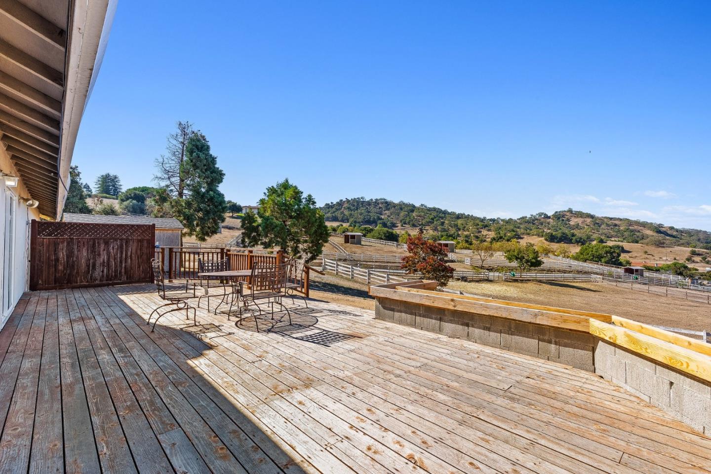 350 San Benancio Road Salinas, CA 93908 - Photo 23 of 68 a view of a balcony with wooden floor and outdoor seating
