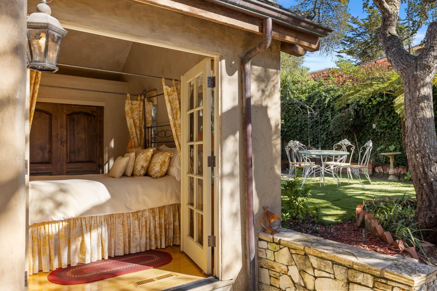 3 Santa Fe Street Carmel, CA 93923 - Photo 40 of 72 a view of backyard with a small cabin