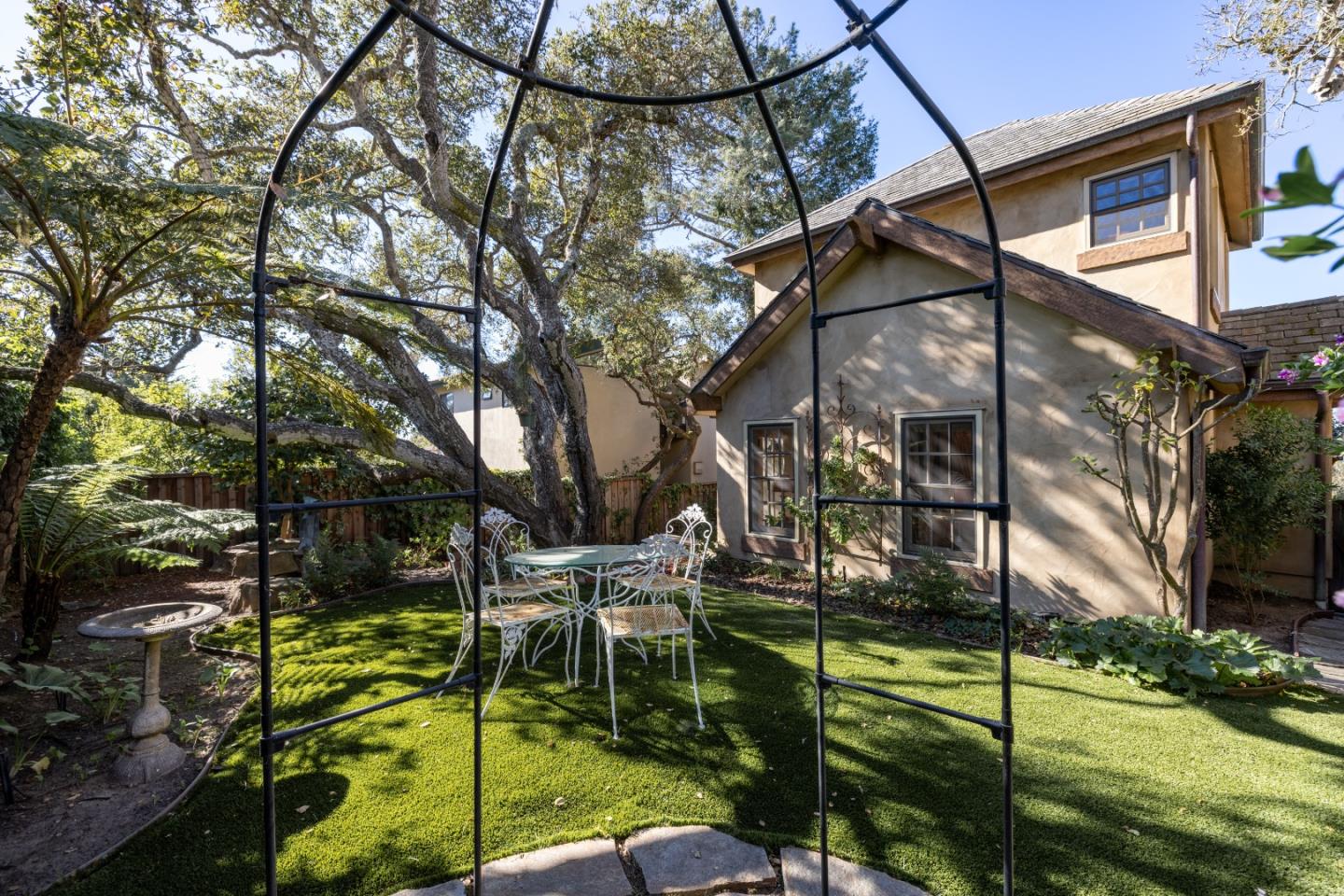 3 Santa Fe Street Carmel, CA 93923 - Photo 56 of 72 a view of an chairs and table in the patio