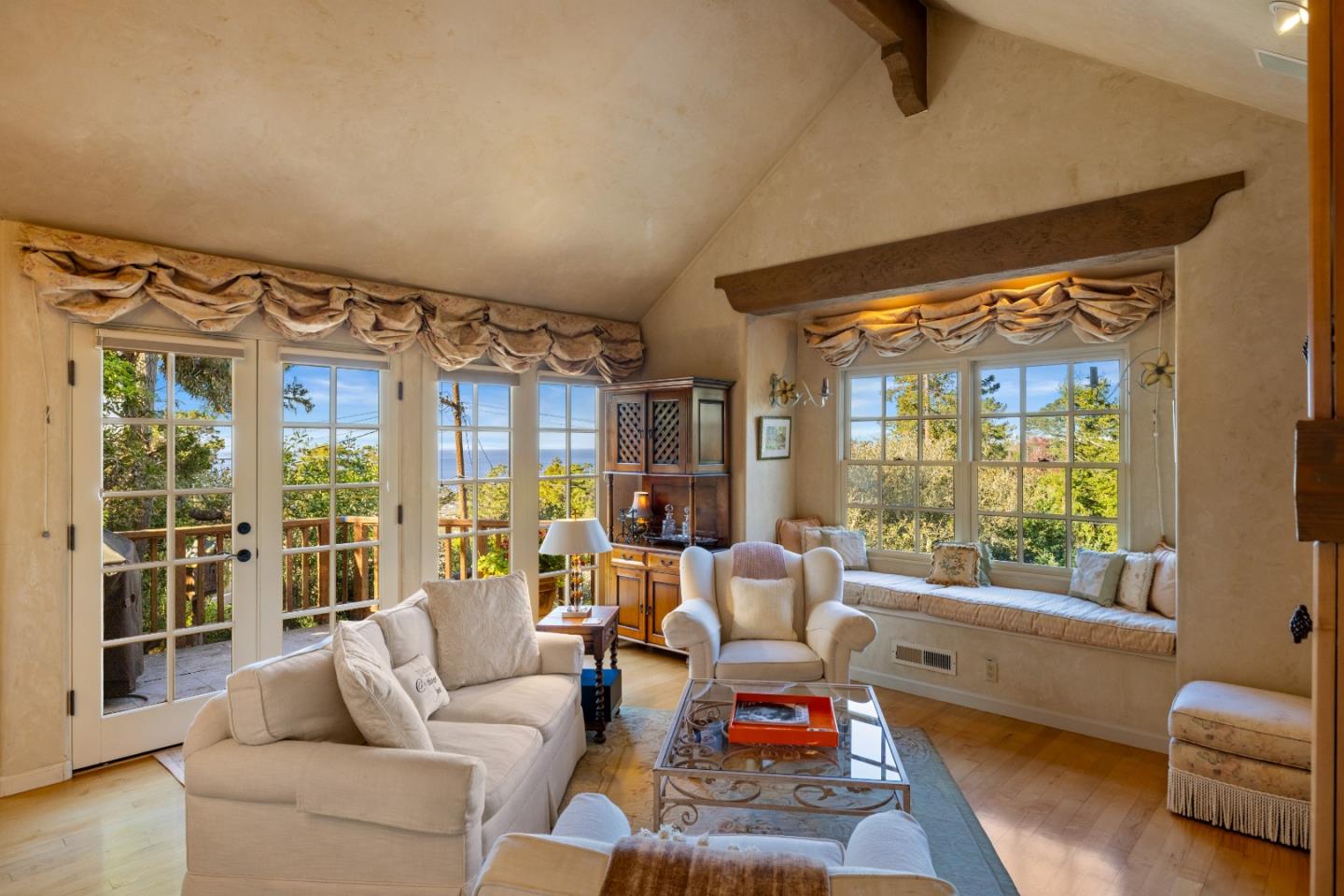 3 Santa Fe Street Carmel, CA 93923 - Photo 8 of 72 a living room with furniture and a large window
