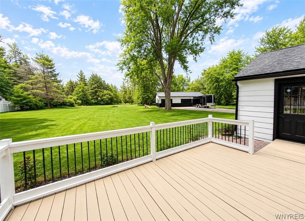 6921 Bear Ridge Road Pendleton, NY 14120 - Photo 3 of 43 Rear deck/yard
