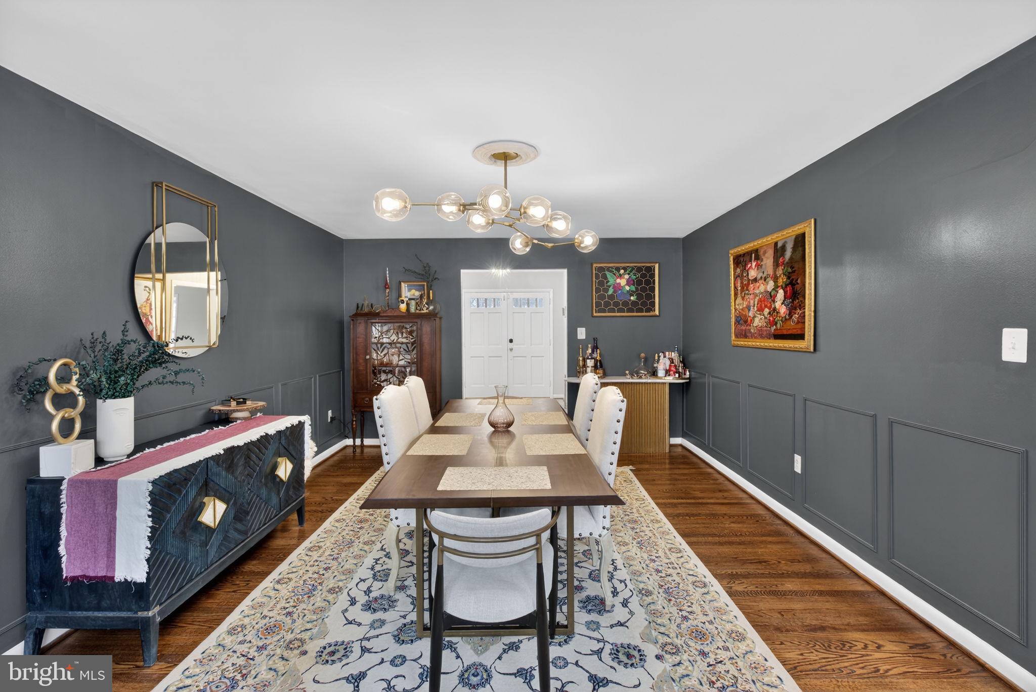 2849 Hideaway Road Fairfax, VA 22031 - Photo 12 of 45 a living room with furniture and a chandelier