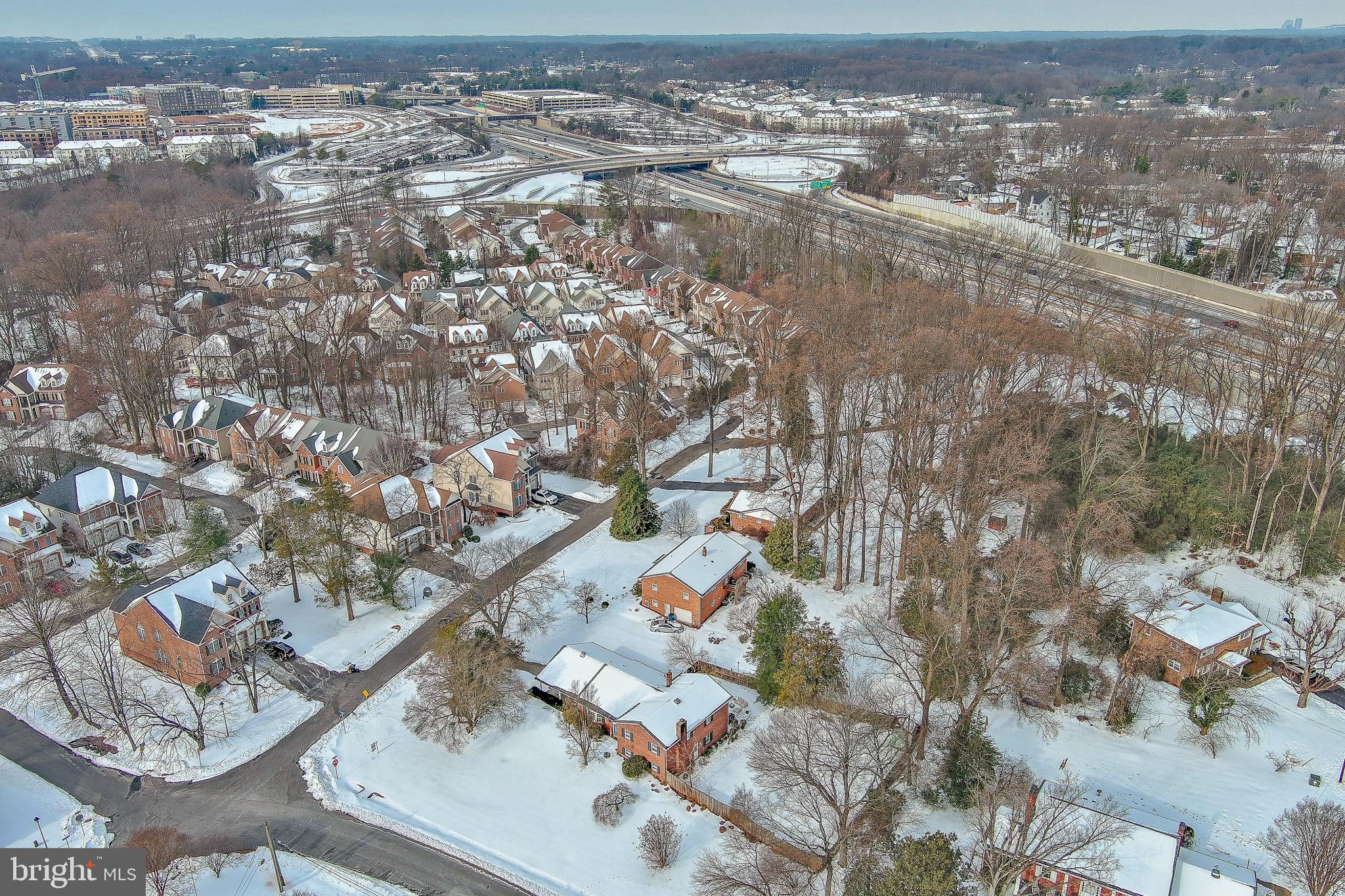 2849 Hideaway Road Fairfax, VA 22031 - Photo 36 of 45 an aerial view of residential houses with outdoor space