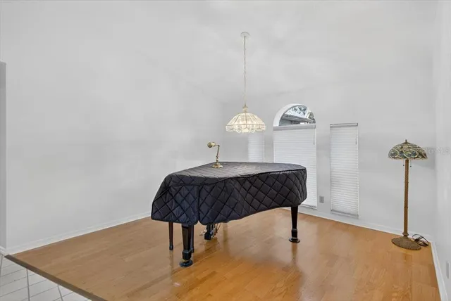 a kitchen with a stove and a microwave