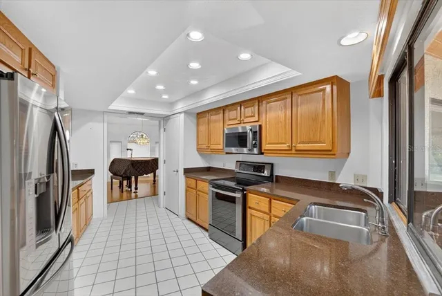 a house with trees in front of it