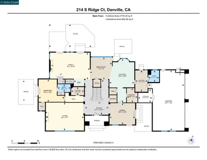 $3,798,800 | 214 South Ridge Court, Danville, CA 94506