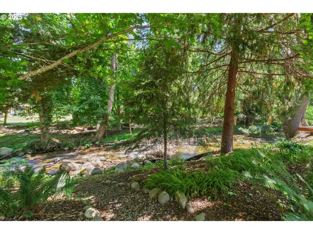 a view of outdoor space and garden