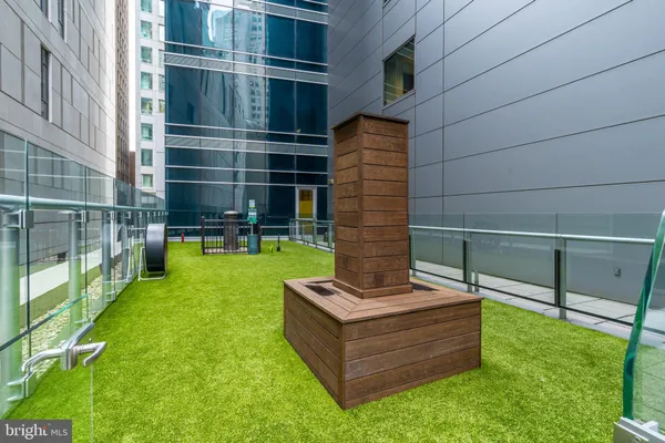 a view of outdoor space with garden