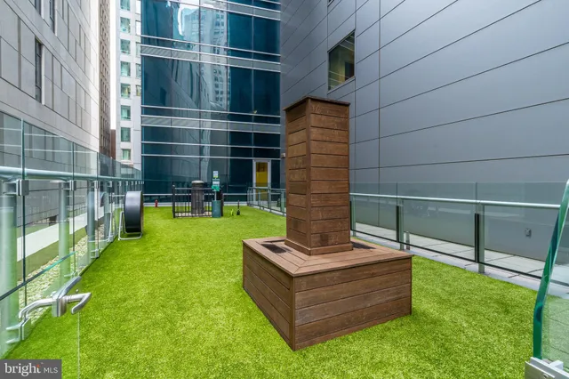 a view of outdoor space with garden