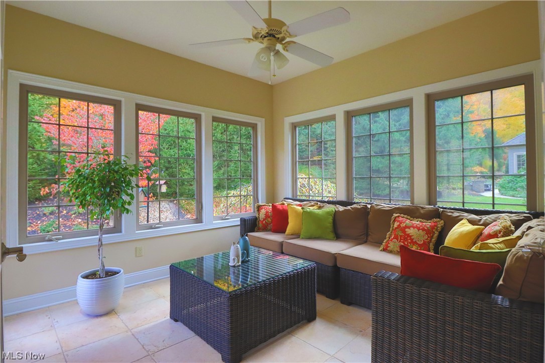 8257 Morley Road Mentor, OH 44060 - Photo 18 of 35 Sunroom / solarium featuring ceiling fan