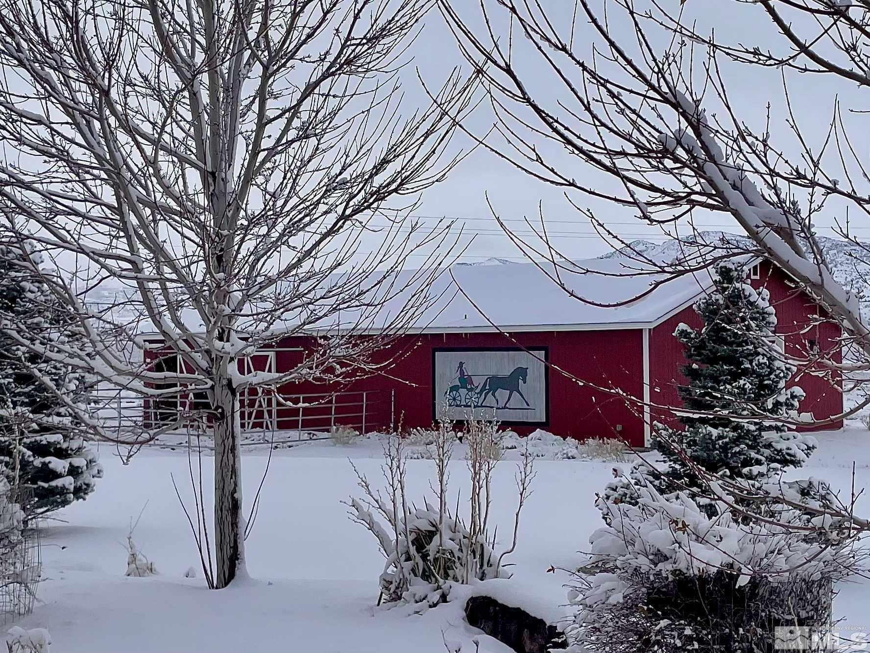 4600 Pasture View Road Reno, NV 89510 - Photo 6 of 40 a view of roof with potted plants and large trees