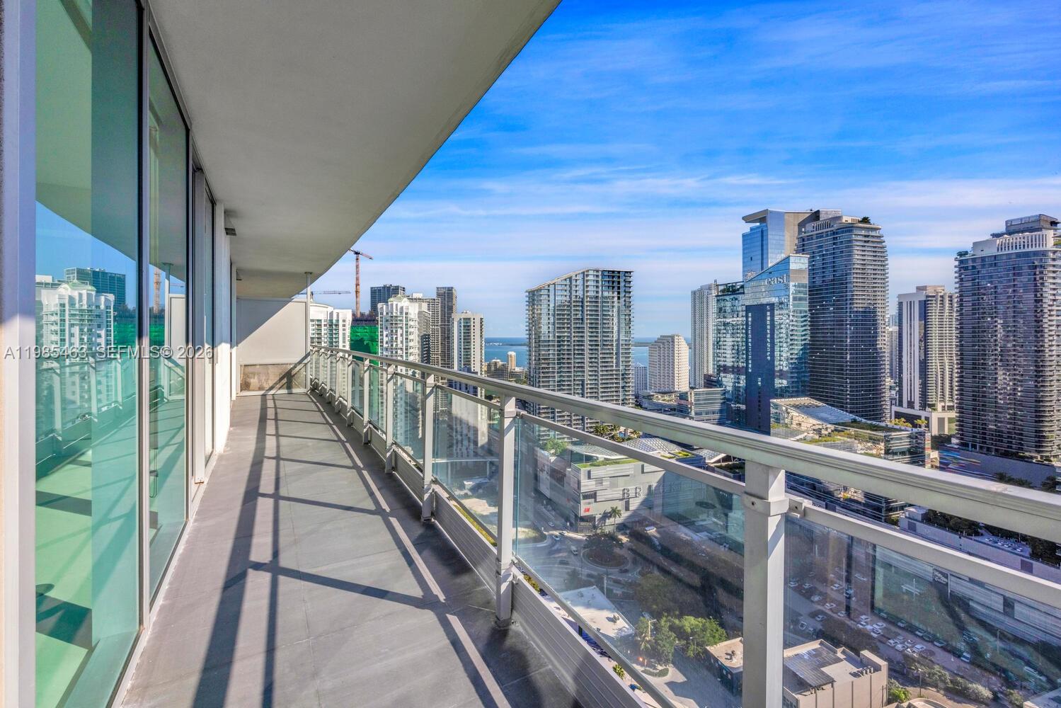 92 Southwest 3rd Street, Unit 3904 Miami, FL 33130 - Photo 21 of 30 a view of a balcony with city view