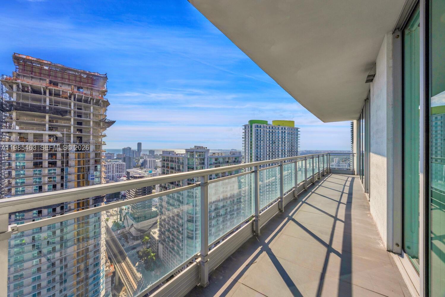 92 Southwest 3rd Street, Unit 3904 Miami, FL 33130 - Photo 22 of 30 a view of balcony with city view