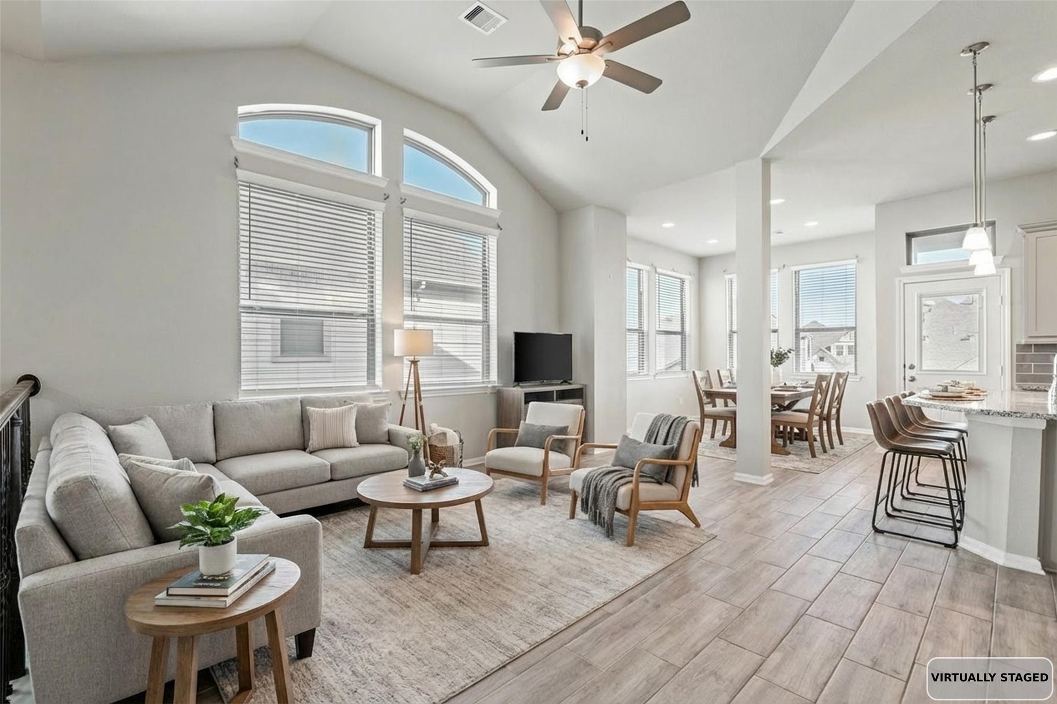 2522 Terrace Point Drive Missouri City, TX 77459 - Photo 3 of 25 a living room with furniture and a large window
