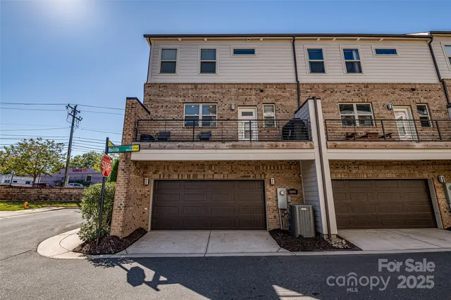 a front view of a building