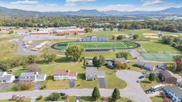 a view of a city with lake view