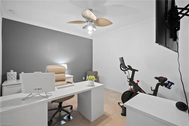 a room with a sink and a lamp