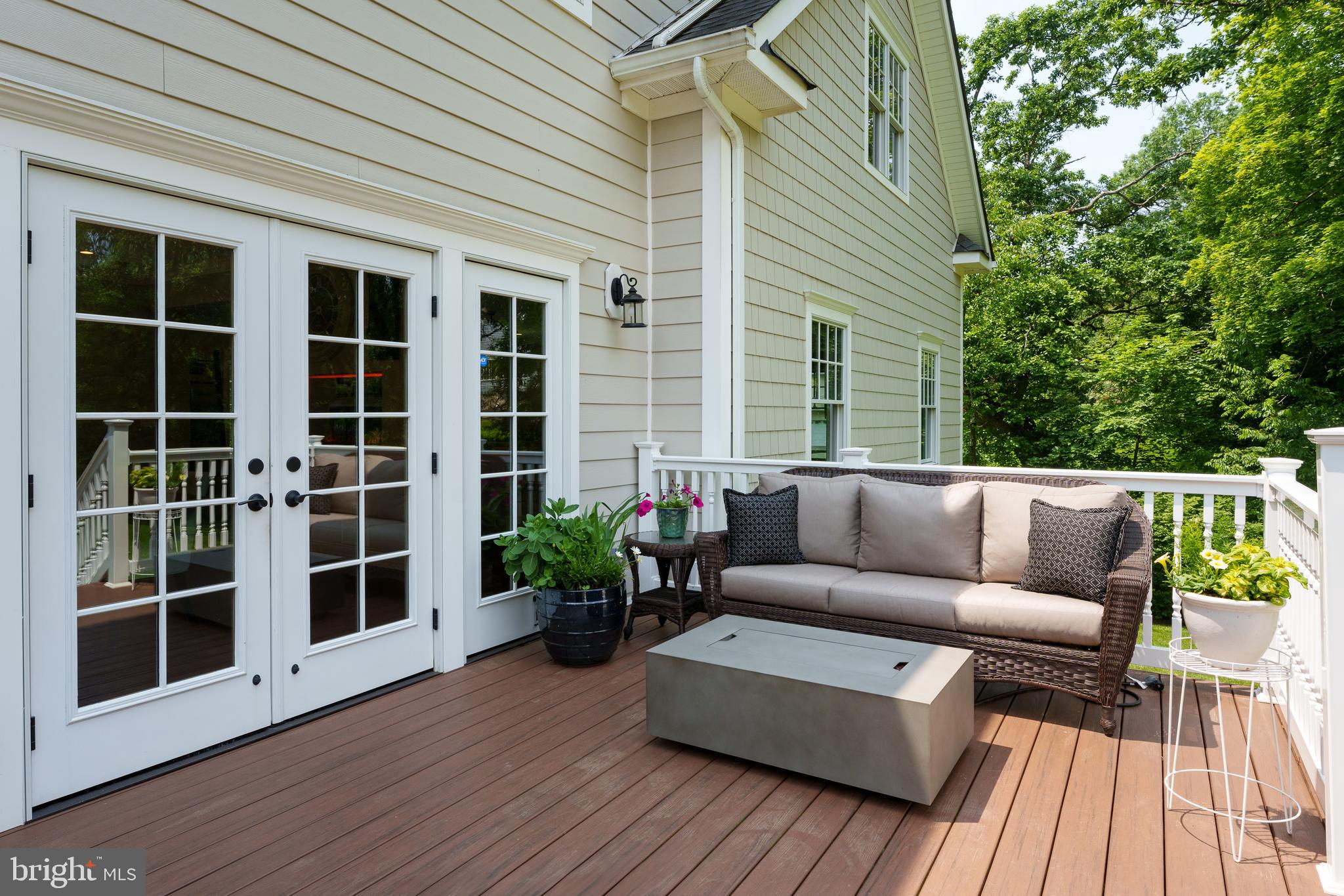 58 Haas Road Basking Ridge, NJ 07920 - Photo 21 of 53 French doors leading to deck