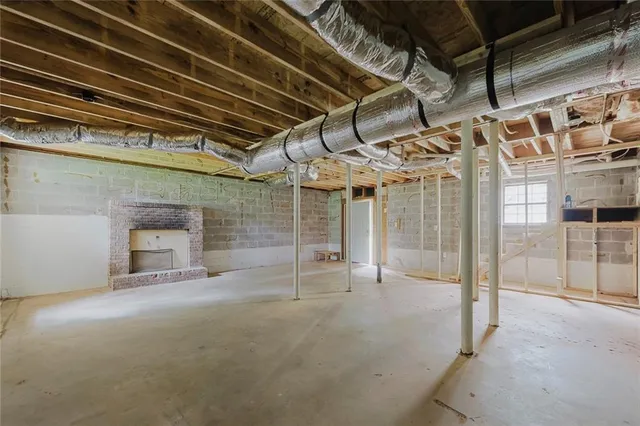 a house with trees in the background