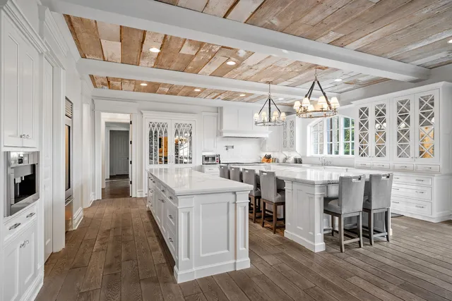 a living room with furniture fireplace and a flat screen tv