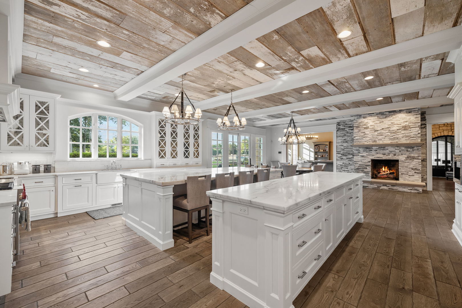 5021 Minkler Road Yorkville, IL 60560 - Photo 35 of 92 a large white kitchen with lots of counter space a sink and appliances