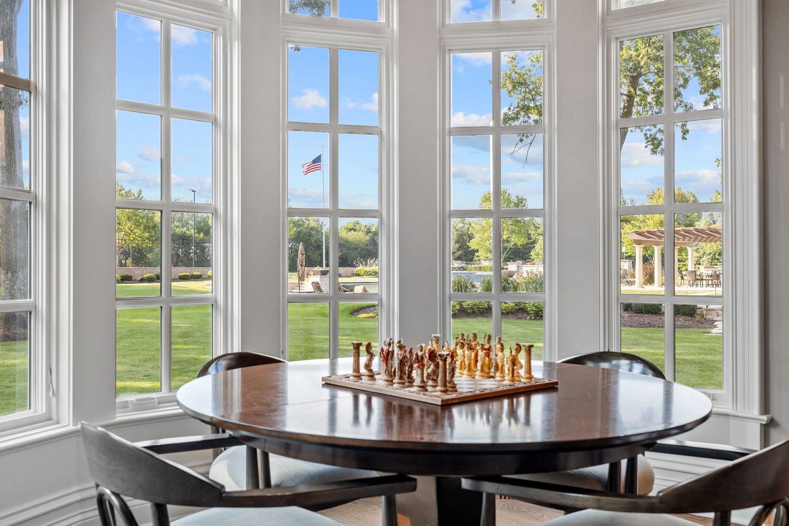 5021 Minkler Road Yorkville, IL 60560 - Photo 38 of 92 a view of a dining room with furniture window and outside view